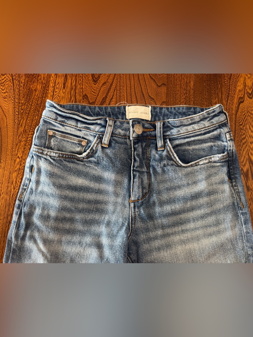 GILDED INTENT High-Rise Ankle Skinny Women's Faded Blue Denim Jeans